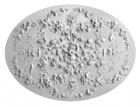 Розетка врезная из гипса ArtDeco (РВ19) (1450х110)